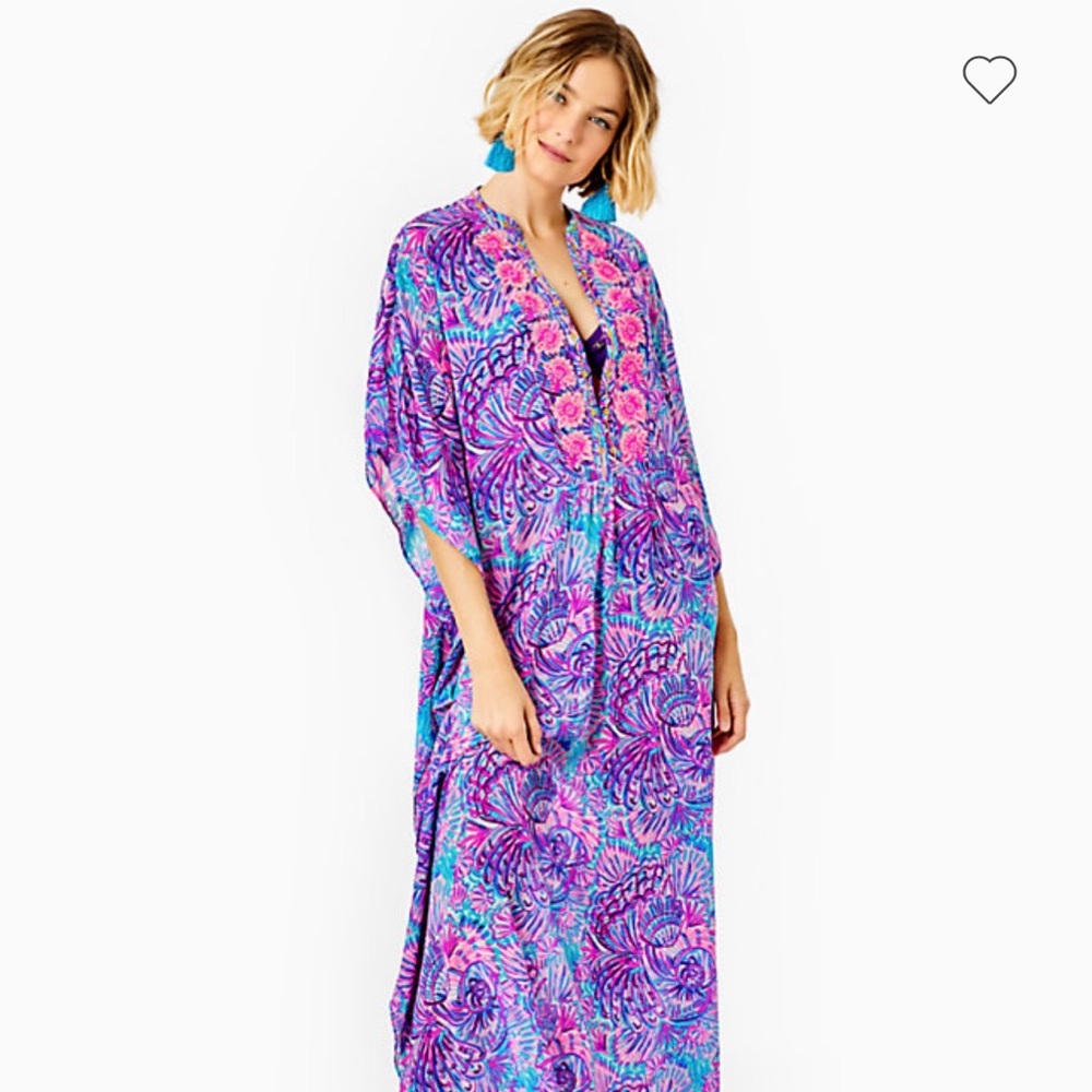 Maxi coverup, can be worn as a maxi dress/ Lilly Pulitzer